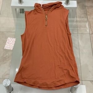 New with tags. Orange top. Size S